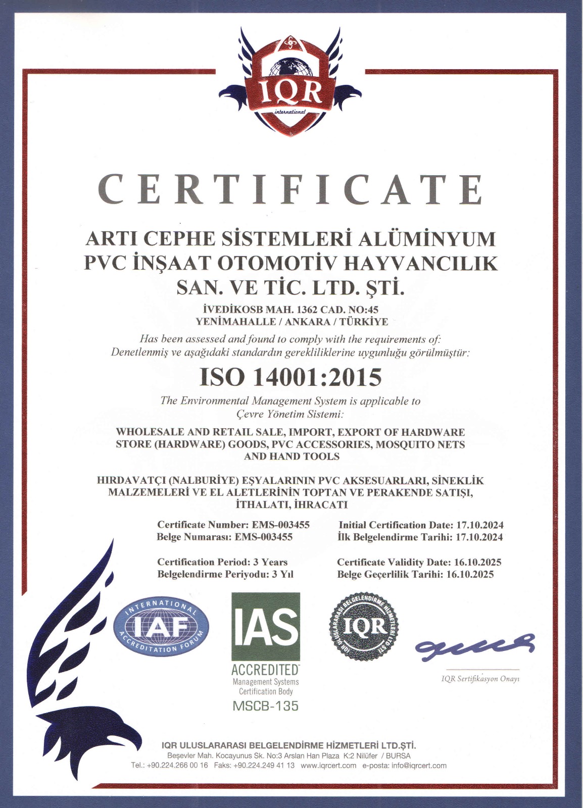 ISO 14001:2015
