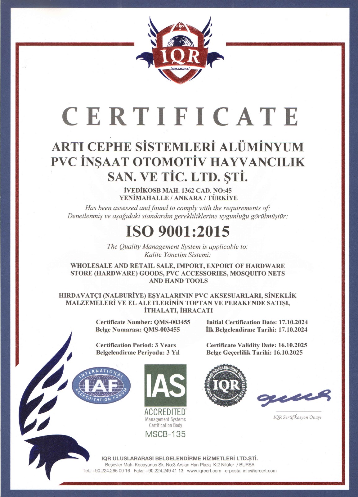 ISO 9001:2016